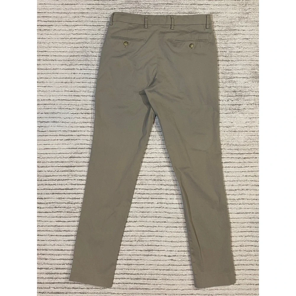 Express Performance Extra Slim Chino Pants Mens 28x32 Taupe Khaki Stretch+